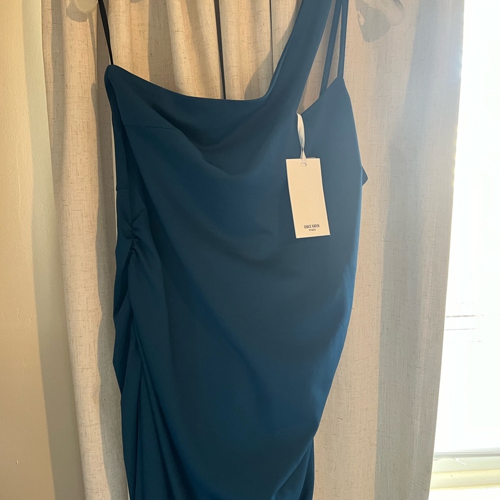 Elegant Blue Women's Dress